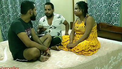 Indian hot Girlfriend shared with desi friend for money:: With Hindi audio